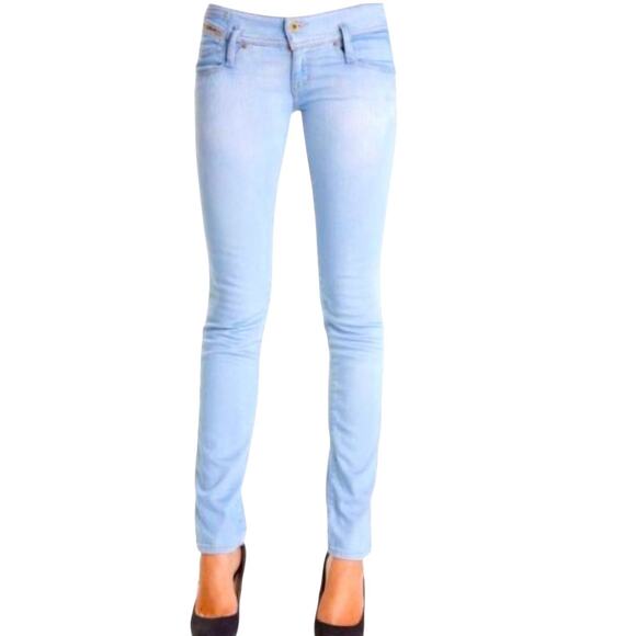 Diesel Womens jeans, Magic, light wash, stretch, low-rise, skinny, 28x34 - Picture 2 of 9